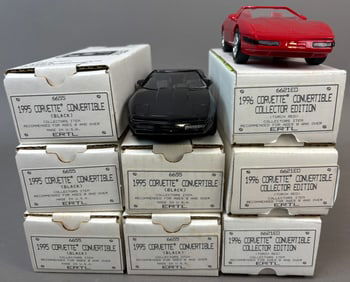 8 NOS Ertl 95 96 Chev Corvette Conv Promo Cars