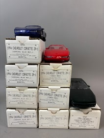 8 NOS Ertl 94 Chev Corvette ZR Dealer Promo Cars