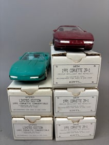 5 NOS Ertl 91 Chev Corvette ZR1 Conv Dealer Promo Cars