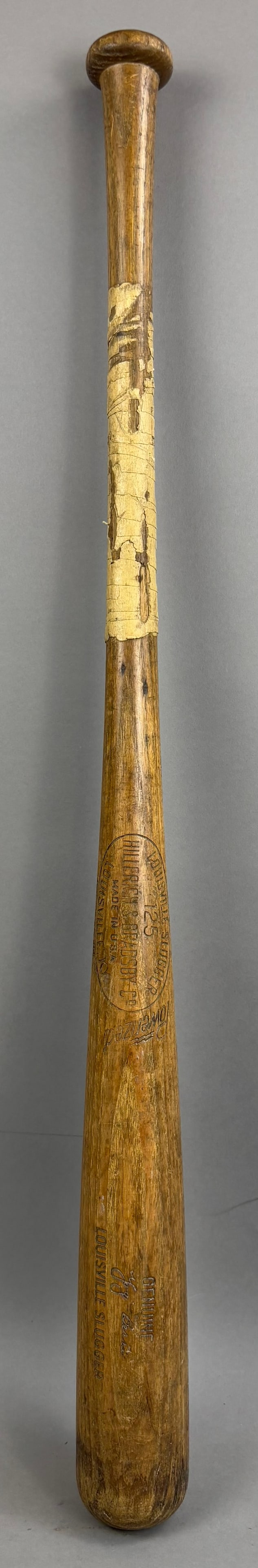 1950s Yogi Berra Game Issued-Team Index Louisville Slugger R43 Baseball Bat (1 of 10)