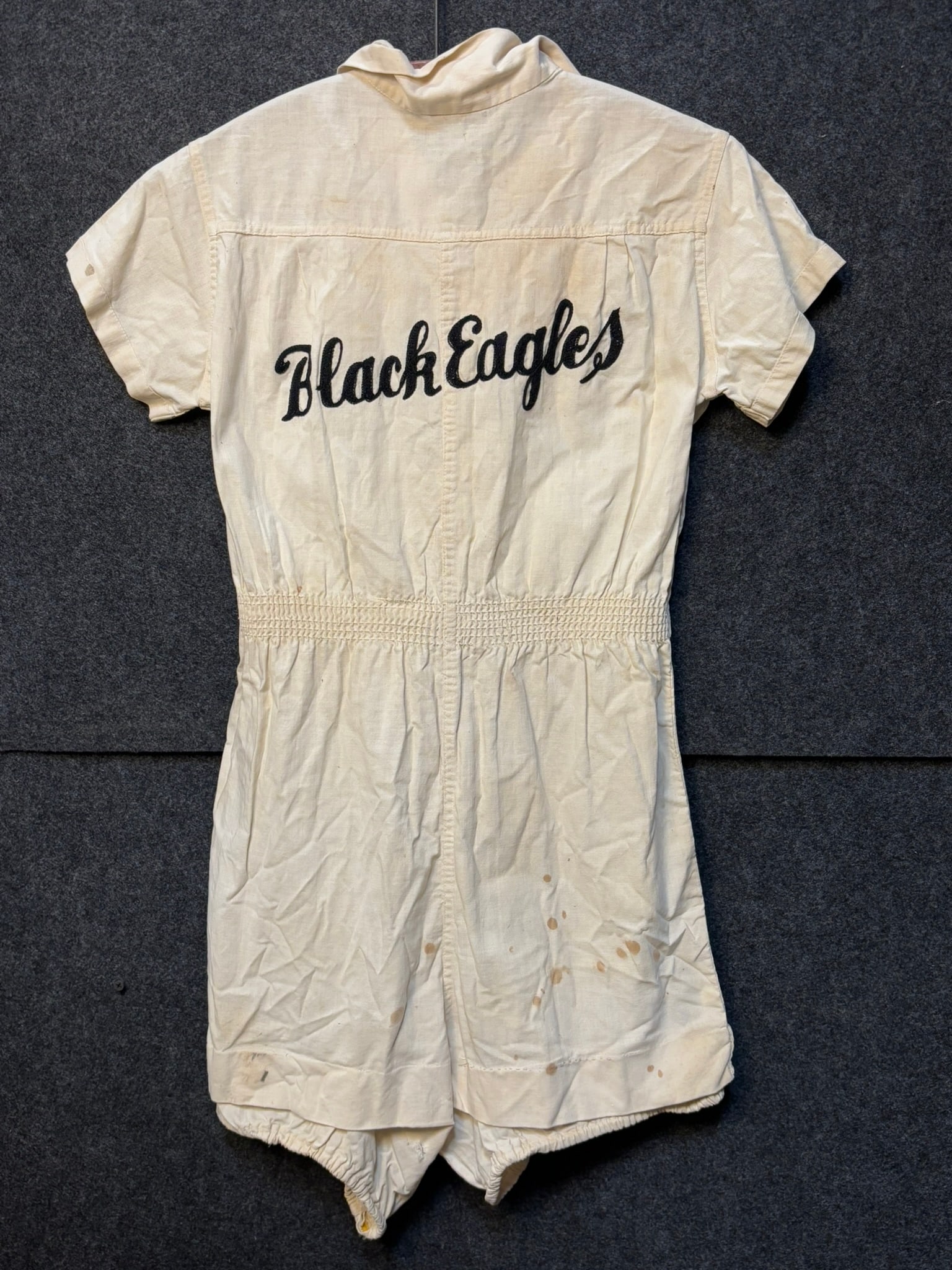 1940s 1950s Womans Baseball Black Eagle Baseball Team Jersey Uniform Moore MFG. Co (1 of 14)