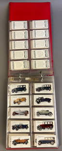 Lot of 344 1920s-30s Lambert & Butler, Gallahers, John Player & Sons, Churchman & Willis Automobile: Multiple partial and or sets of tobacco cards. Highlight is a Jesse Owens from Churchman tobacco. Some series include Series 2, 3rd series of motor cars, King of speed, motor car radiators. Bake-A_Cak