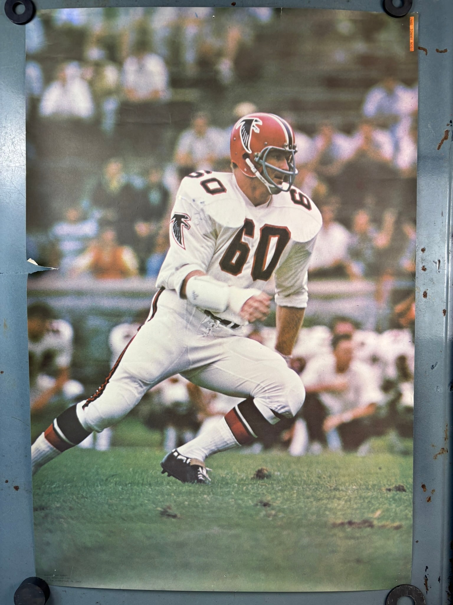 Tom Nobis Atlanta Falcons Sports Illustrated 1969 Original Poster 24" x 36" (1 of 10)