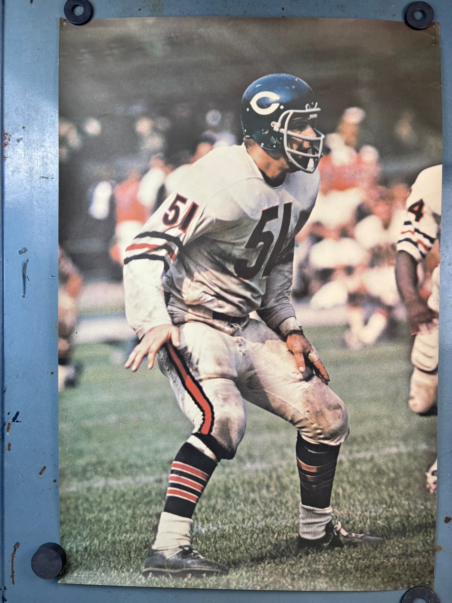 Dick Butkus Chicago Bears Sports Illustrated 1969 Original Poster 24" x 36" (1 of 5)