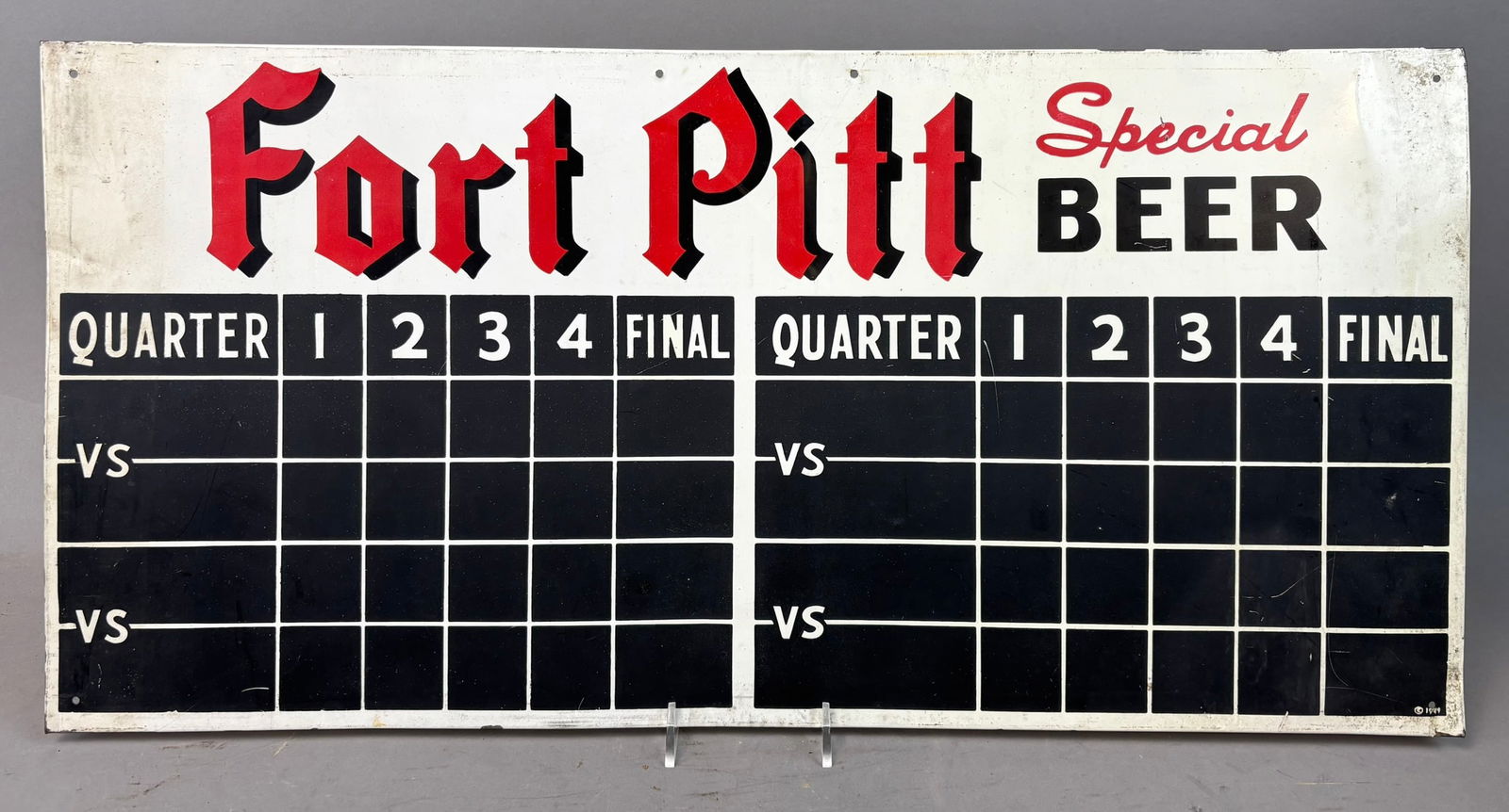 Fort Pitt DST 1940s Special Beer Football & Baseball Advertising Scoreboard (1 of 14)