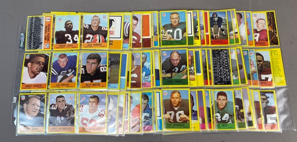 1967 Philadelphia Football Complete Set 198 Cards VG-EX Cards