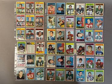 1972 Topps Football Series 1 & 2 Complete Set EX-MT