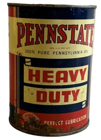 Pennstate 100% Pure Pennsylvania Heavy Duty Full Metal Quart Can