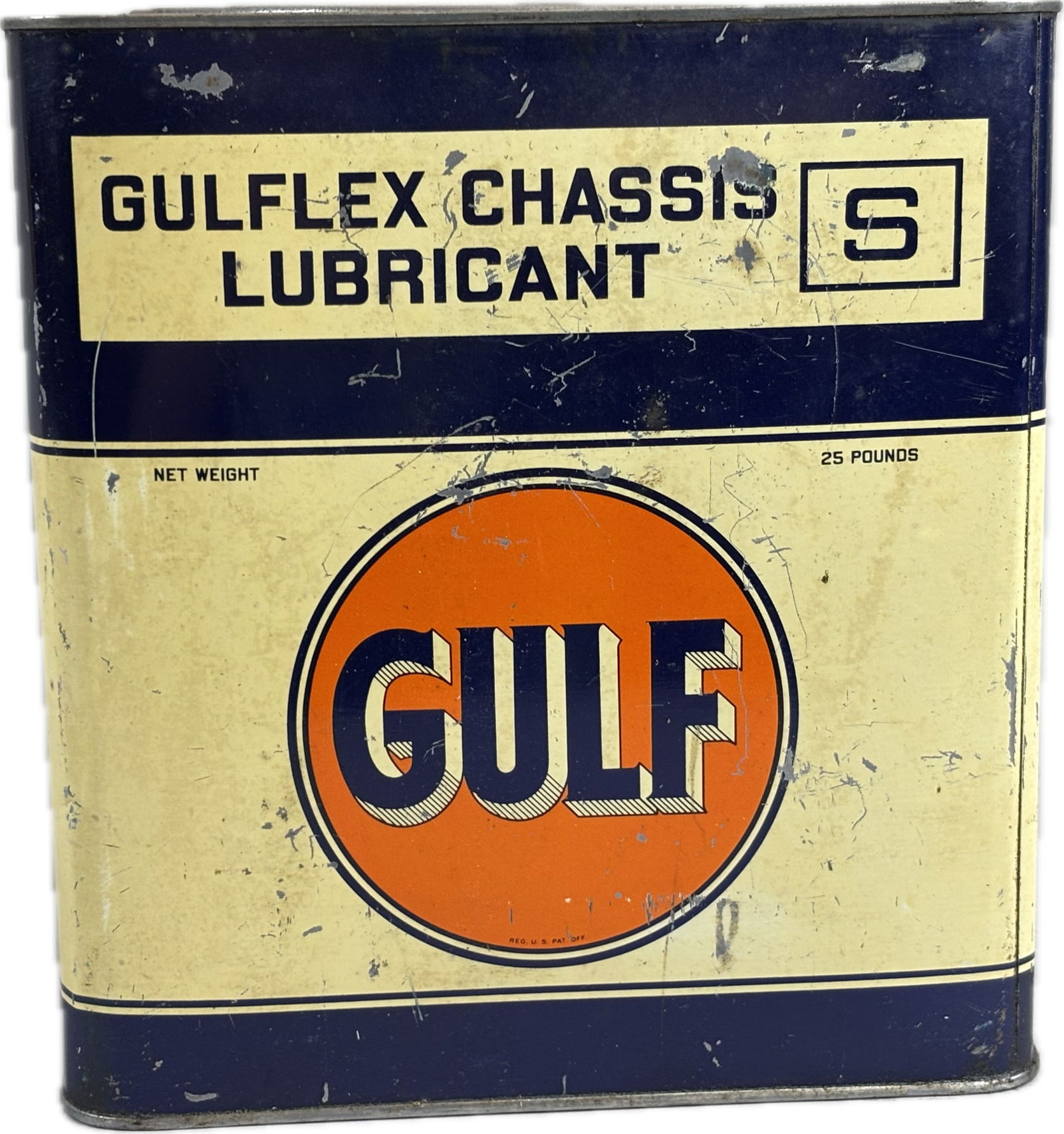 Gulflex Chassis Lubricant 25LB Square 20s Grease Can (1 of 8)