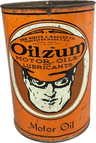 Oilzum Motor Oils & Lubricants 5 Quart Can w/ Oswald