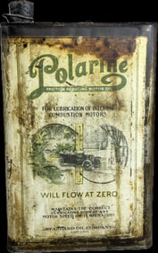 Polarine Friction Reducing Motor Oil 5 Gallon Standard Oil Square Can