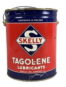 Skelly Tagolene Lubricants 10LB Skelly Oil Can Grease Can
