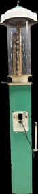 Hayes 604 Jr 10 Gallon Visible Original Gas Pump Wichita Kansas