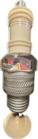 1960s Lighted Spark Plug 80" Plastic Vacuum Form Retail Rotating Store Display