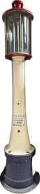 Frye 117 10 Gallon Visible Red White Blue Standard Oil Gas Pump