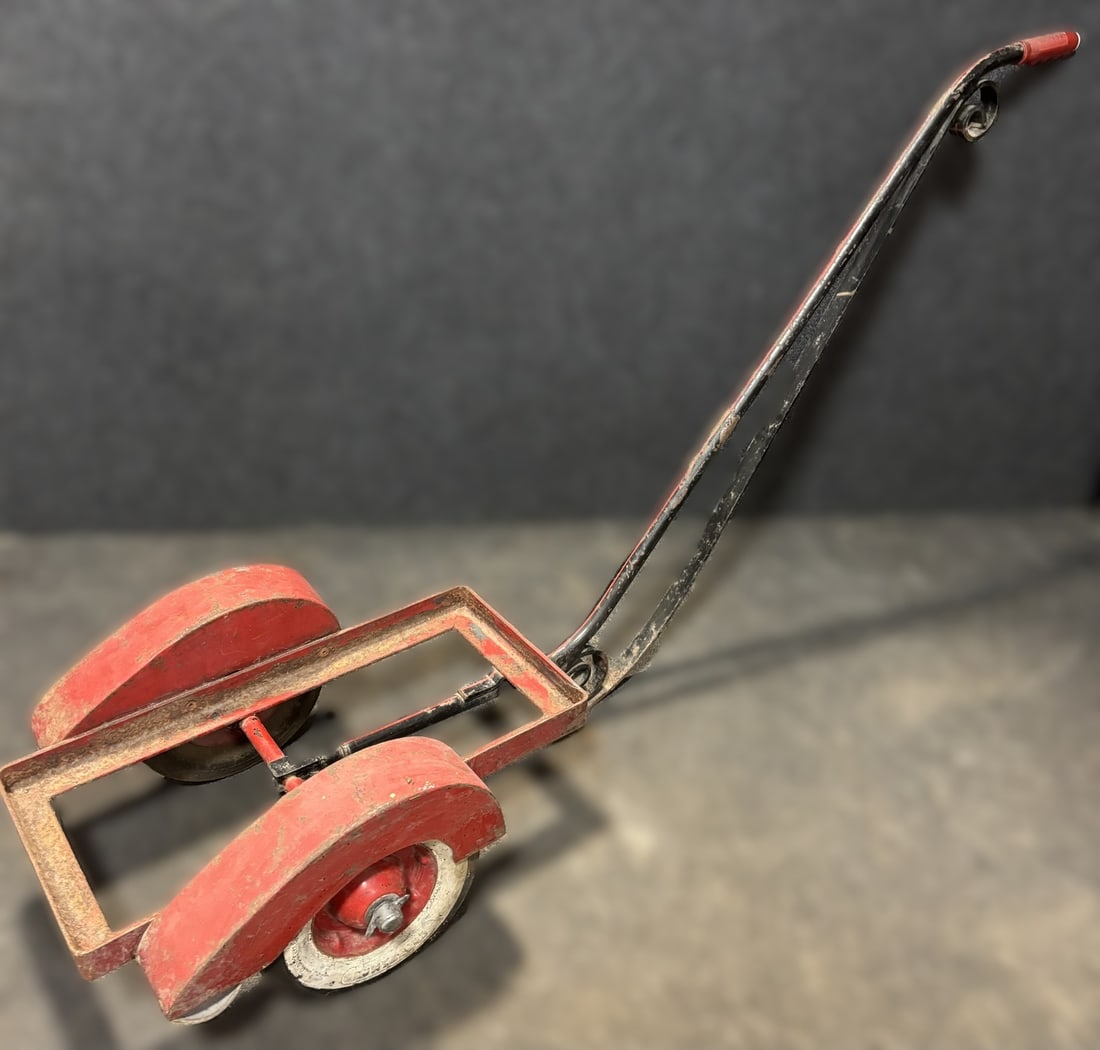 Art Deco 1930s Original Air Flow Service Station Battery Shop Cart (1 of 8)