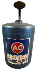 AC Fire Rings Spark Plugs 1950s Gas Service Station Tester Machine