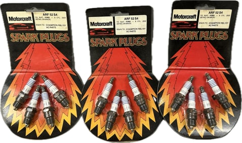 Motorcraft Lot 3 Sealed ARF 52 S4 Spark Plugs Original Blister Pack