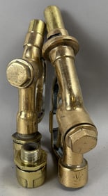 Lot 3 Solid Brass Fully Polished Gas Pump Nozzles Handle