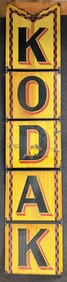 KODAK 5 Piece Early 1900s DSP Porcelain Hanging Advertising Sign