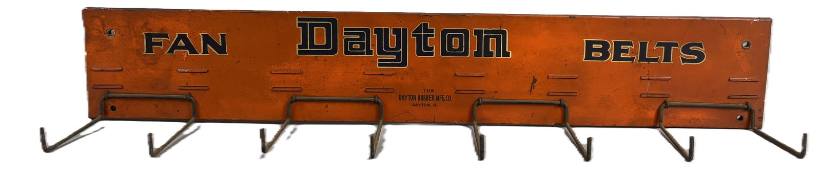 Original Dayton Fan Belts Metal Advertising Store Display Sign (1 of 10)