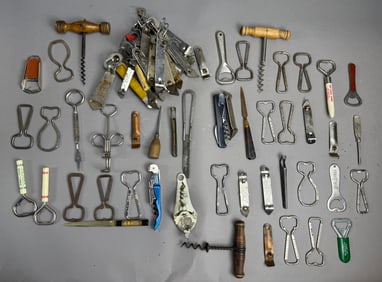 Antique Lot 73 Early 1900s-40s Beer Soda Hotel Advertising Bottle Openers