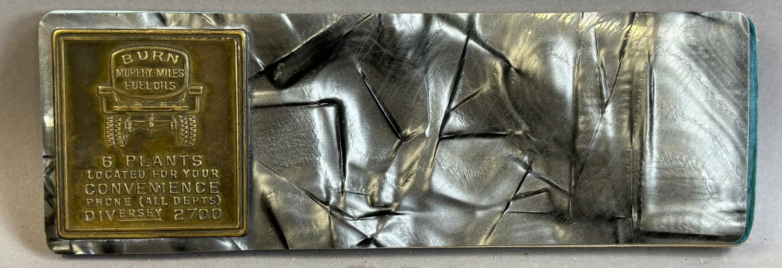 Burn Murphy Miles Fuel Oils 6 Plants Original Advertising Ink Blotter Booklet (1 of 7)