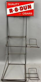 R. G. Dunn Quality Cigars General Store Countertop Advertising Display Rack
