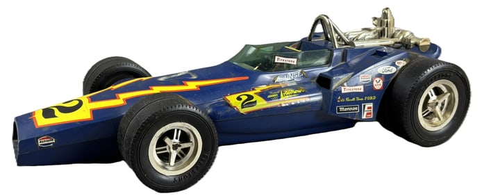 1970 Topper Johnny Lightning Al Unser Indy Race Car Carrying Case