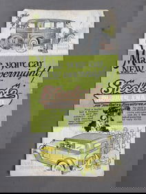 Steelcote Rubber Enamel Paint To-Day Use To-Morrow Advertising Pamphlet