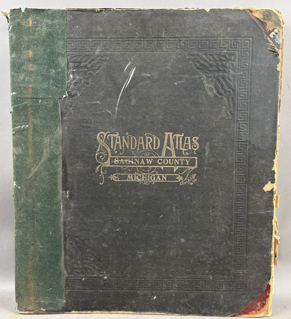 Saginaw County Michigan Standard Atlas Plat Map Book (1 of 10)