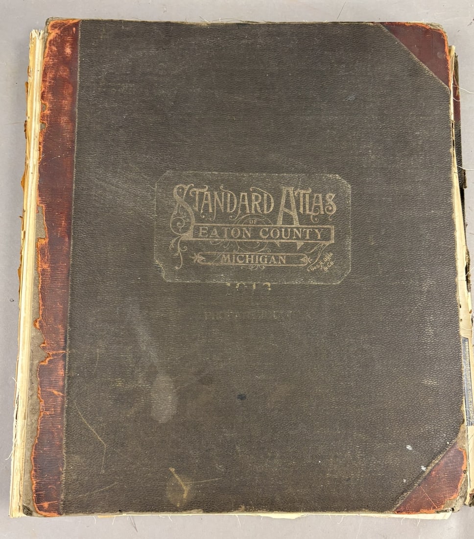 1913 Eaton County Michigan Standard Atlas & Plat Book By George Ogle & Co (1 of 14)