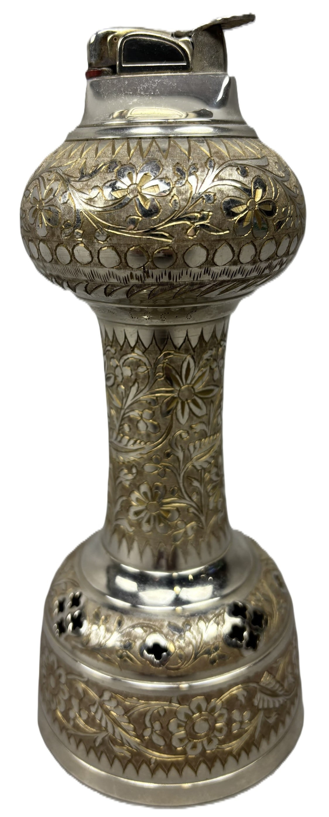 Antique Baroque Style Evans & Thorens Made Table Top Musical Cigar Lighter (1 of 7)