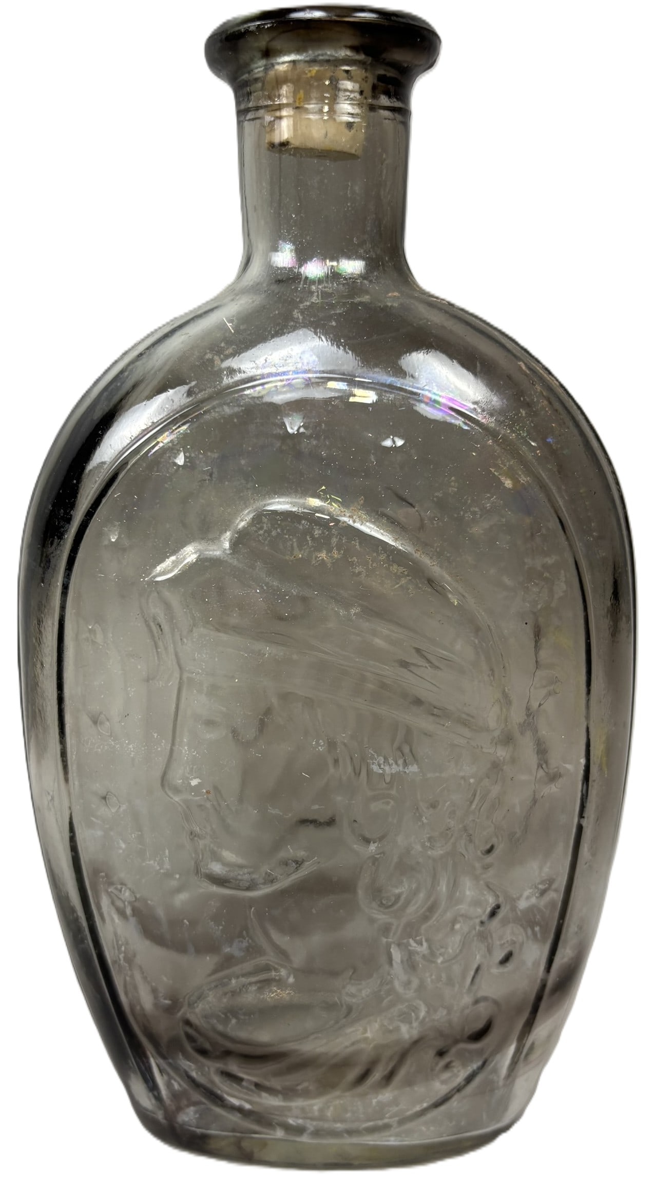 Purple Amethyst Lady Liberty & Eagle Whiskey Bottle (1 of 9)