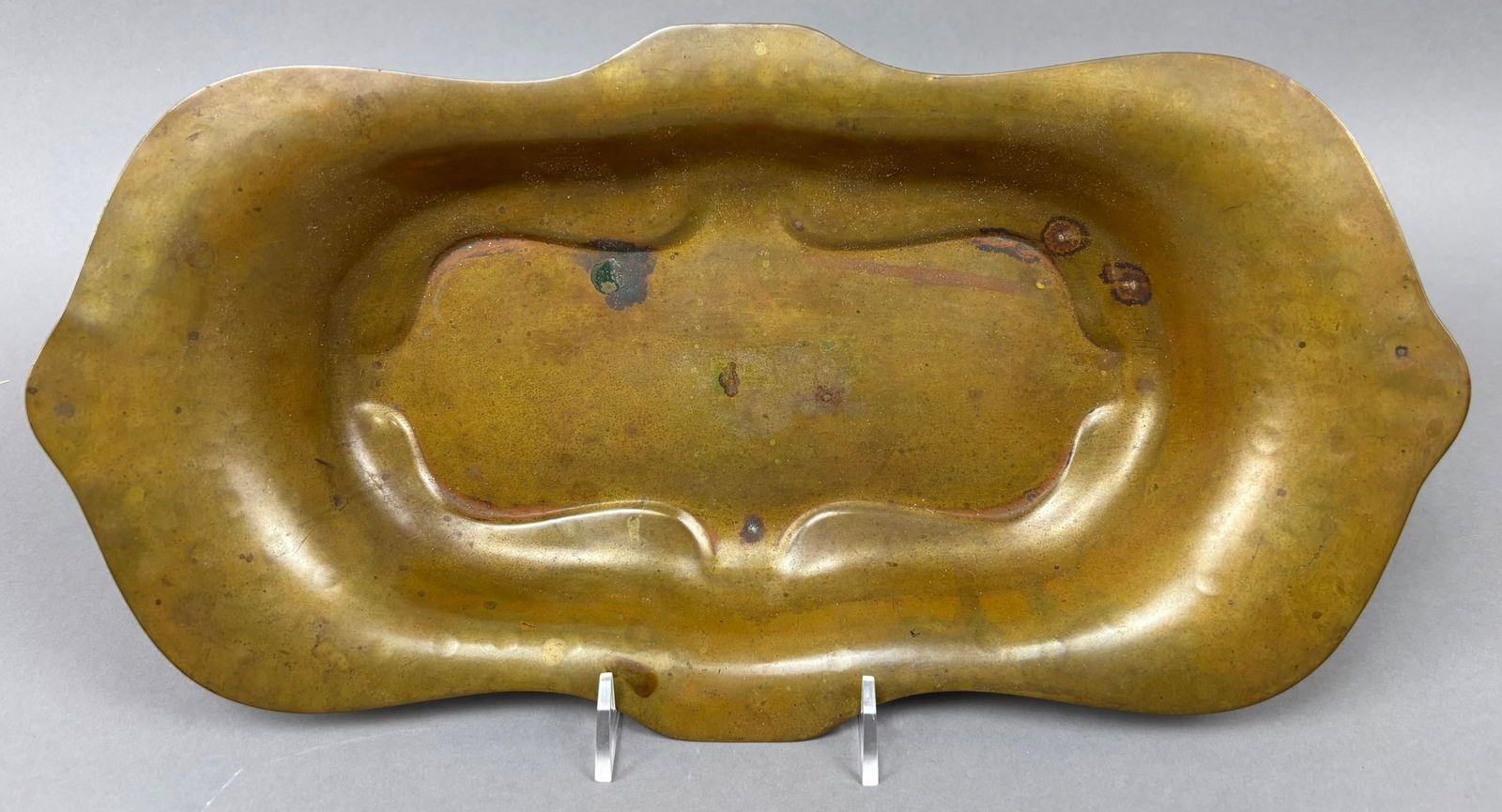 Antique Arts & Crafts Mission Era Handmade Copper 13" Candy Dish (1 of 6)