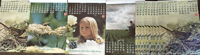 Lot 13 1973 Coca Cola NOS Advertising Calendars