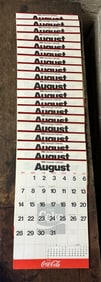 Lot 19 1988 Coca Cola NOS Advertising Calendars