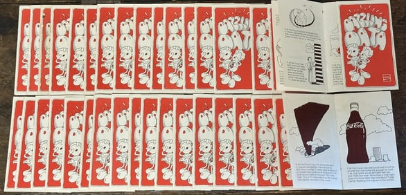Lot 36 Dazzling Data 1970s Coca Cola Brochure Pamphlets