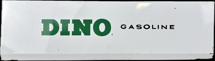 Sinclair Dino Gasoline SSP Porcelain Gas Pump Face Plate