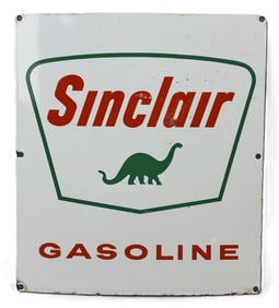 Sinclair Gasoline SSP Porcelain Gas Pump Advertising 60s Sign