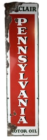 Sinclair Pennsylvania Motor Oil SSP Porcelain 5' Advertising Sign