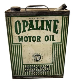 Sinclair Opaline Power Motor Oil Slim 1 Gallon Can Chicago