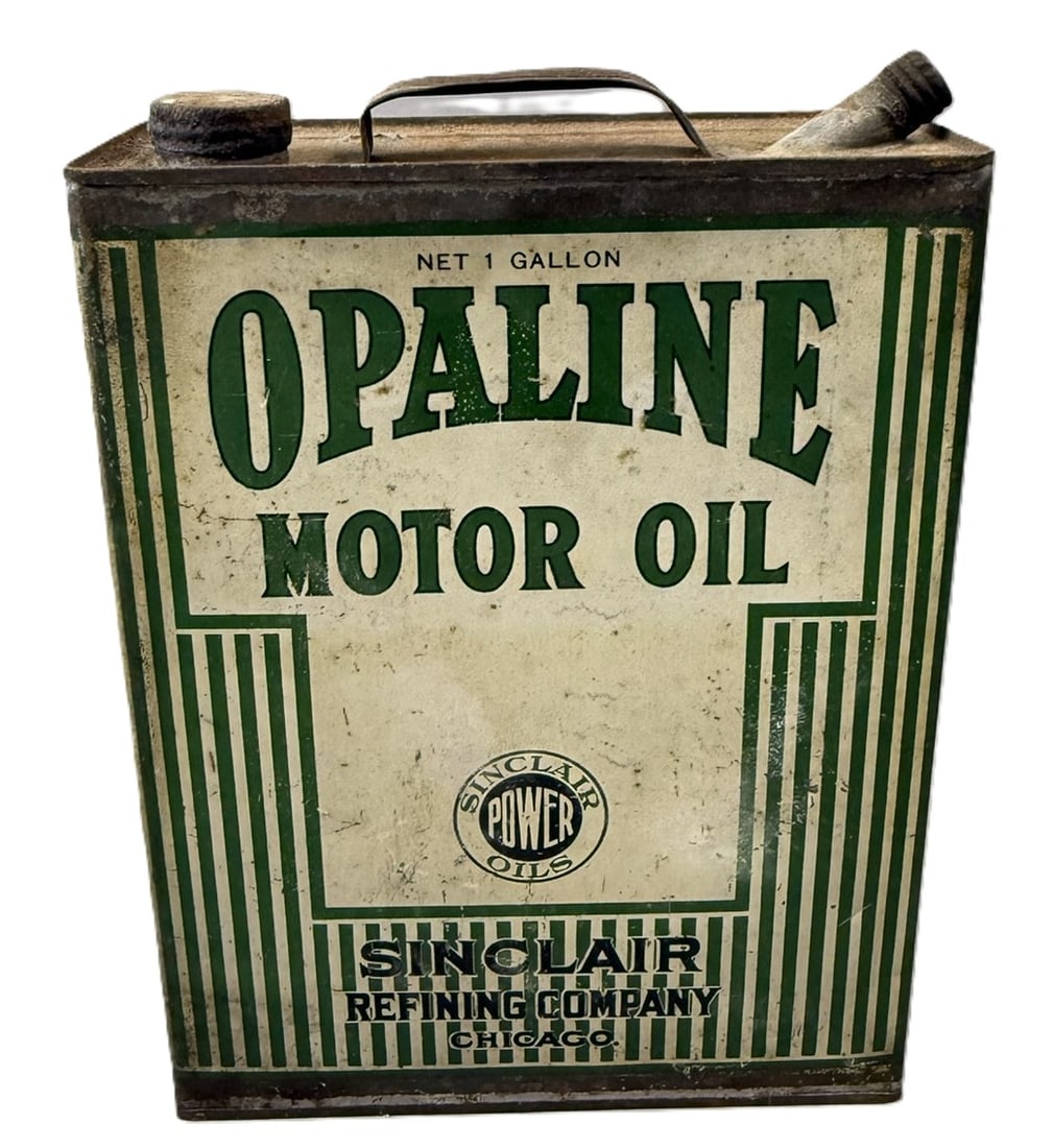 Sinclair Opaline Power Motor Oil Slim 1 Gallon Can Chicago (1 of 9)