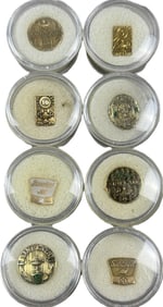 Sinclair 5 10 15 20 25 30 Year 10KT & 14KT Gold Employee Pins 14.5 Grams