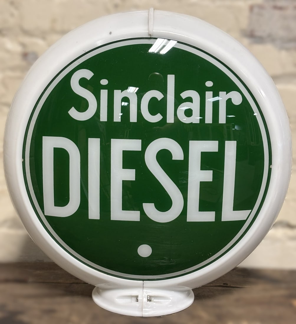 Sinclair Diesel 13.5" Gas Pump Globe w/ Capco Body (1 of 9)