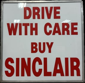 Drive With Care Buy Sinclair Original Lighted Service Station 3' Sign