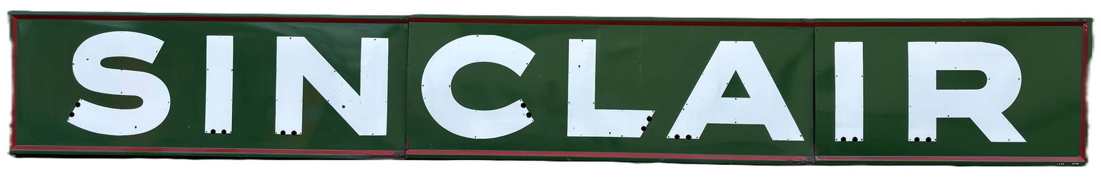 Sinclair 24' 3 Piece SSP Porcelain Gas Station Advertising Sign (1 of 14)