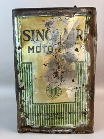 Sinclair Motor Oil 5 Gallon 1920s-30s Can w/ Jail Bars