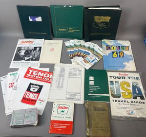 Lot 23 Original Sinclair Service Station Guides Books Maps & More