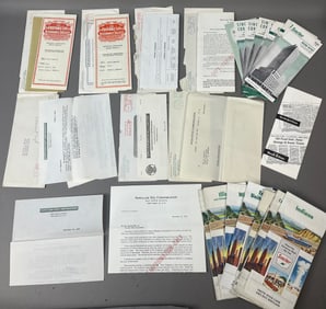Lot 27 Original Sinclair Service Station Ephemera, Maps & More